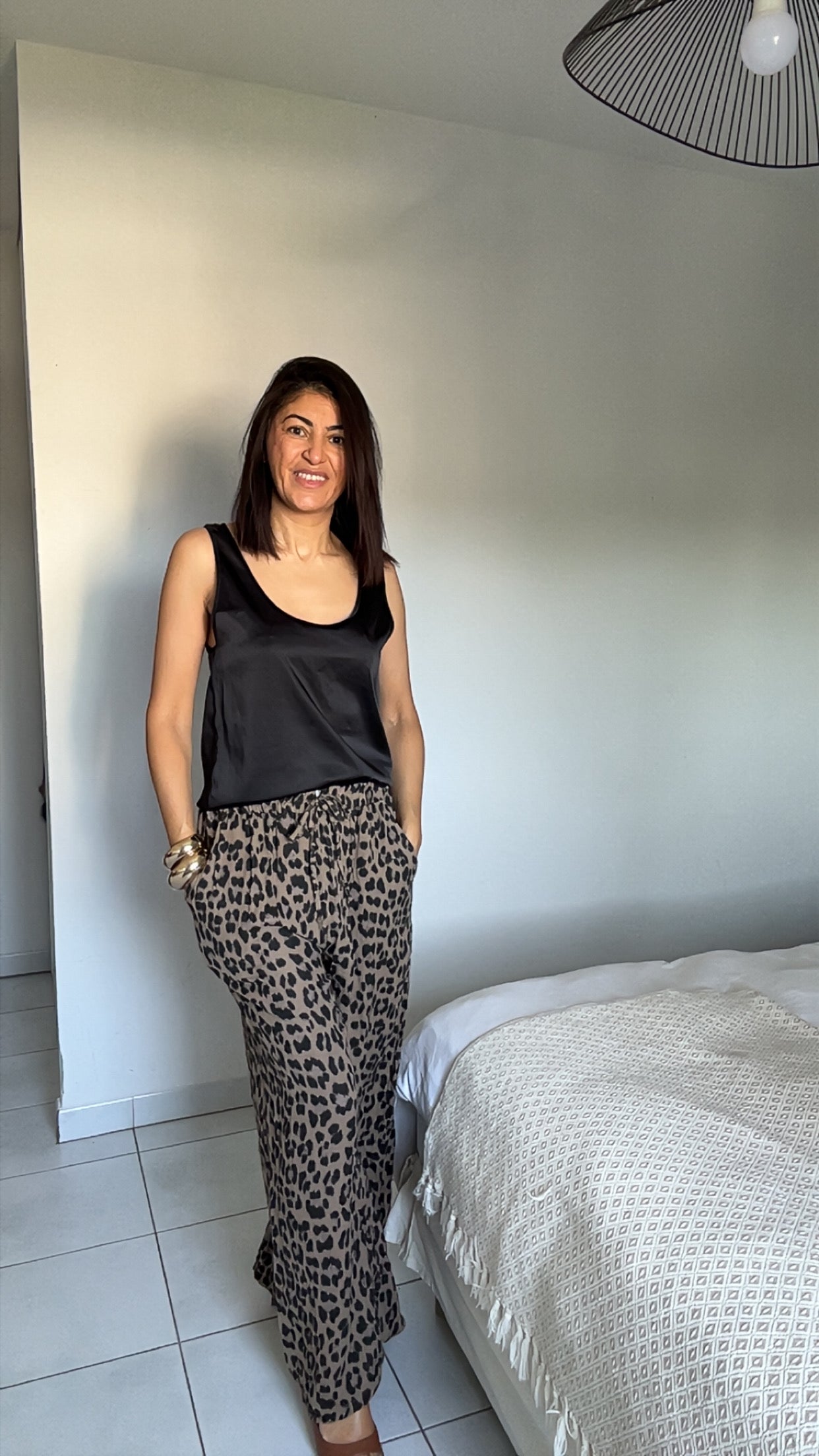 Pantalon léopard